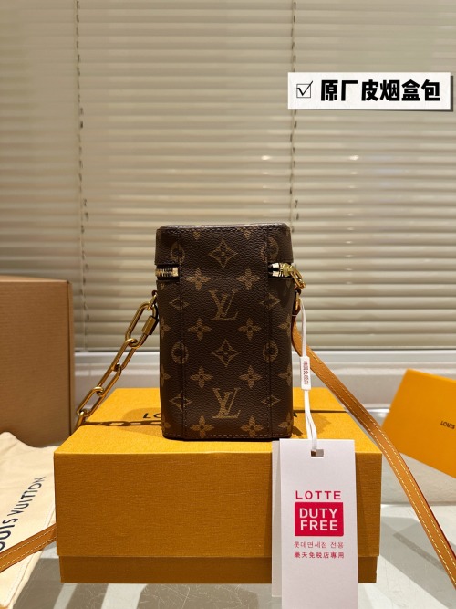 Louis Vuitton Phone Box Monogram Canvas Crossbody Bag M44914 1 Louis Vuitton Phone Box Monogram Canvas Crossbody Bag M44914