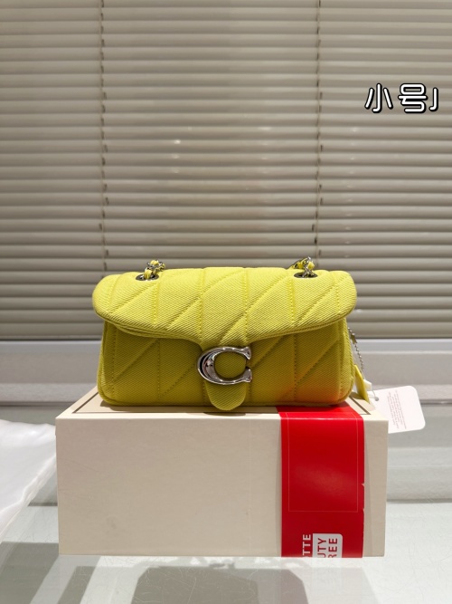 Coach Otabby Top Handle Bag 20 in Yellow Quilted 1 Coach Otabby Top Handle Bag 20 in Yellow Quilted