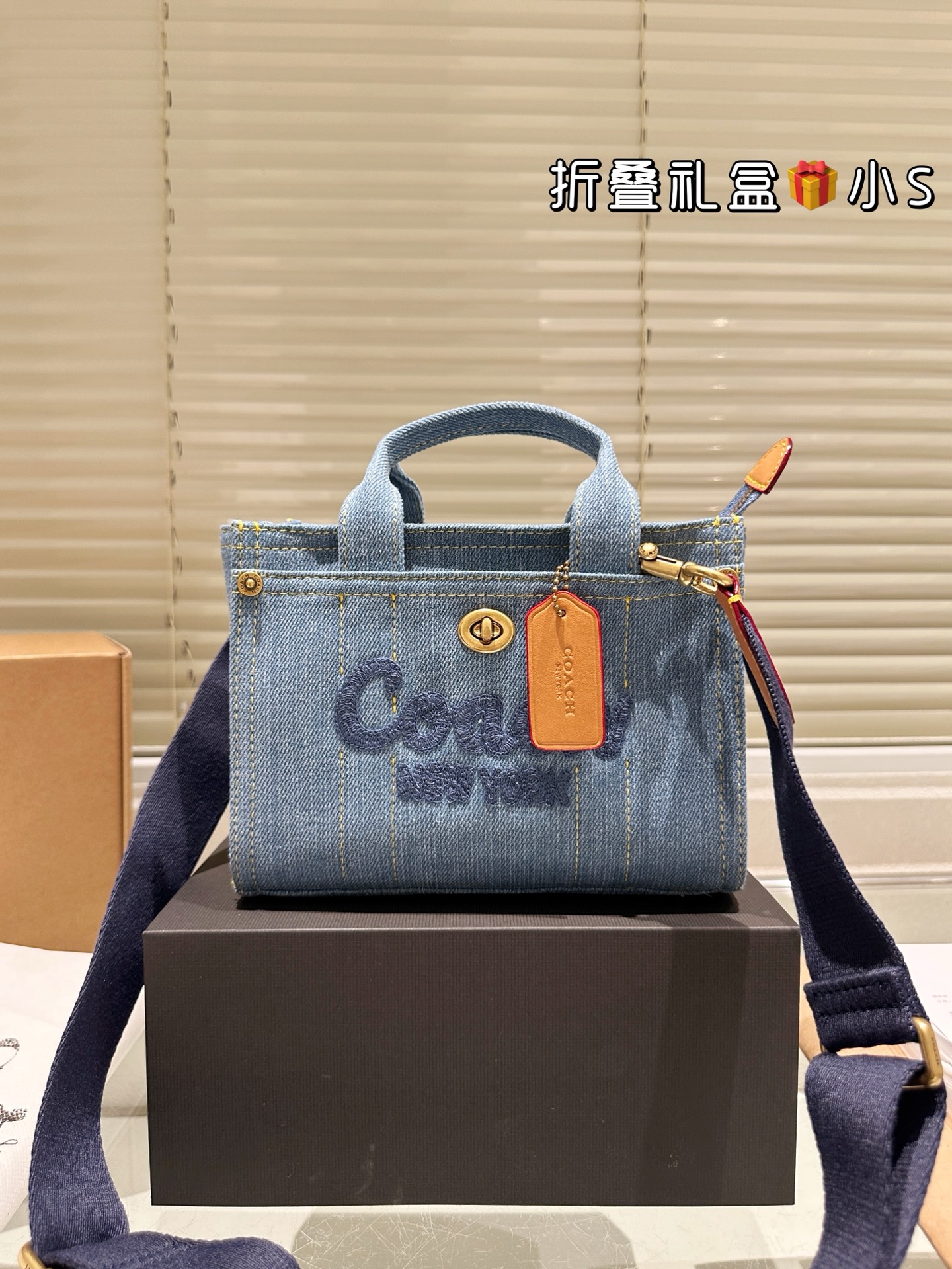 Réplica, tela original (tamaño pequeño) Coach 1 2024 vew ¡Súper ligero! Bolso tote Cargo: Cargo Tote con correa desmont…