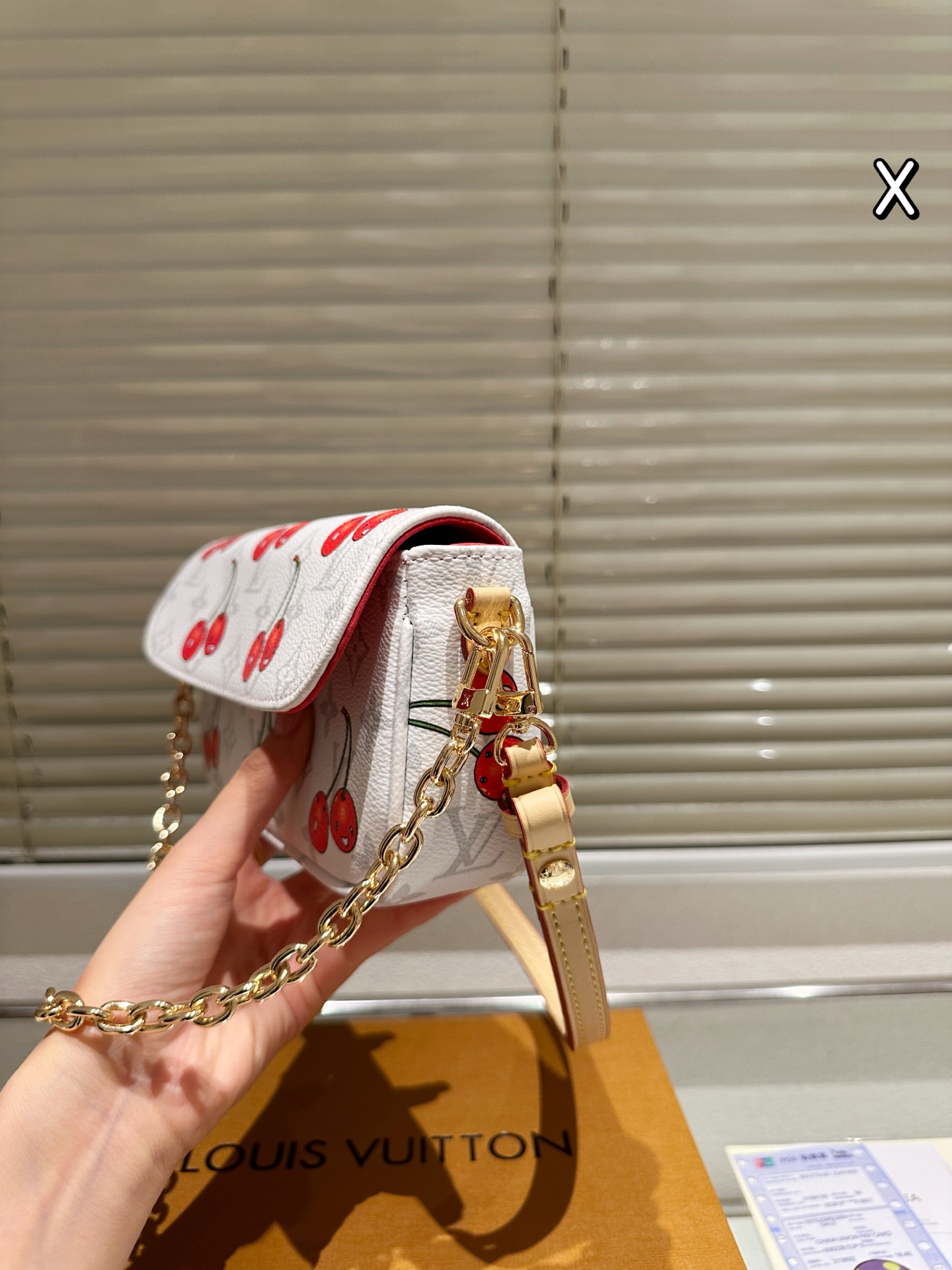 牛皮版本 P225
Lv 樱桃系列  2025新款 LV/路易威登 WALLET ON CHAIN IVY腋下包  ～～LV ivy链条包 也是这两年的大爆款 两根肩带 包里面有做分层就很实用
尺寸22 13cm