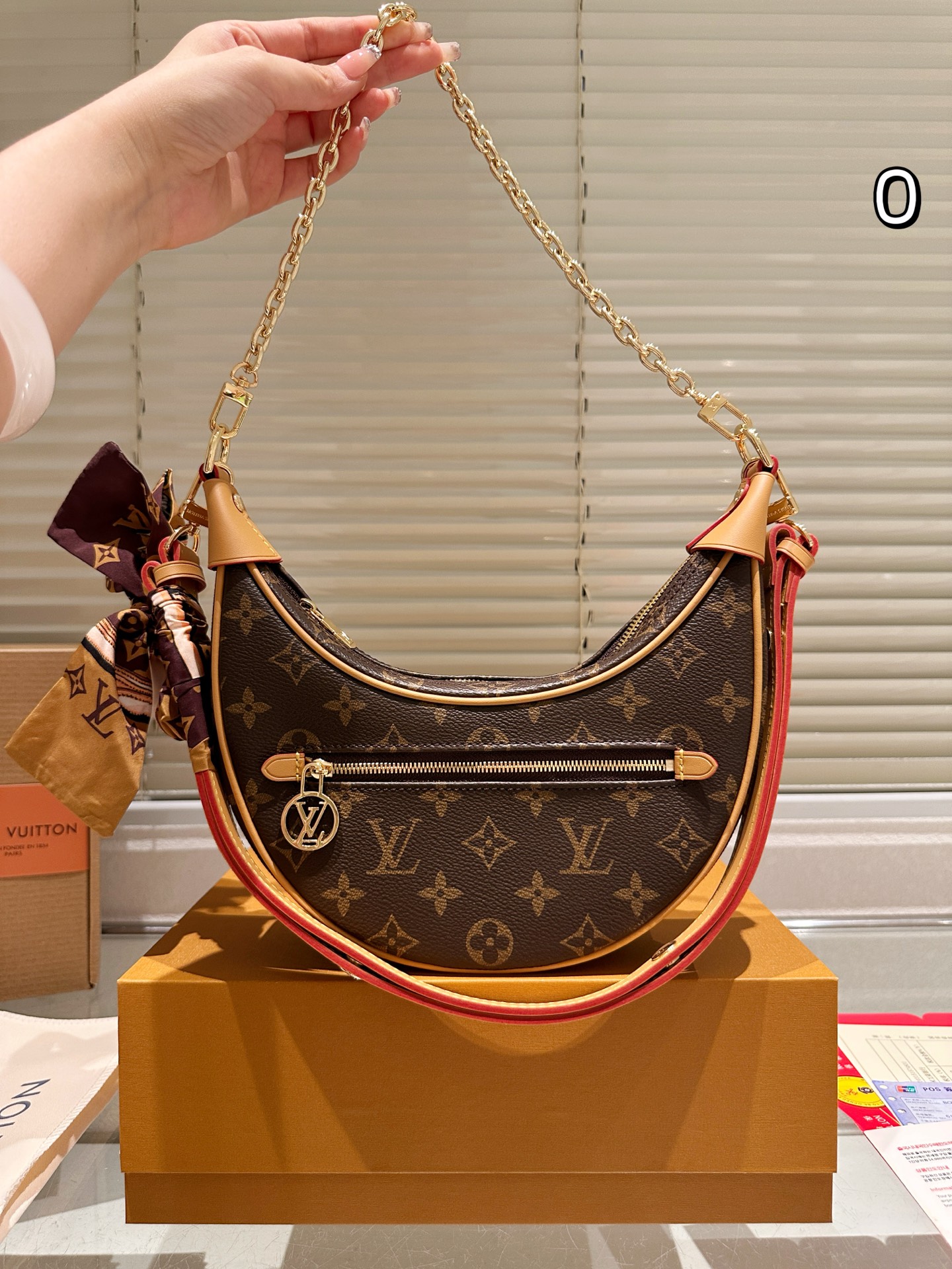 Louis Vuitton Loop Monogram Canvas with Chain and Adjustable Shoulder Strap 2 i1751095079506 2838 0 0