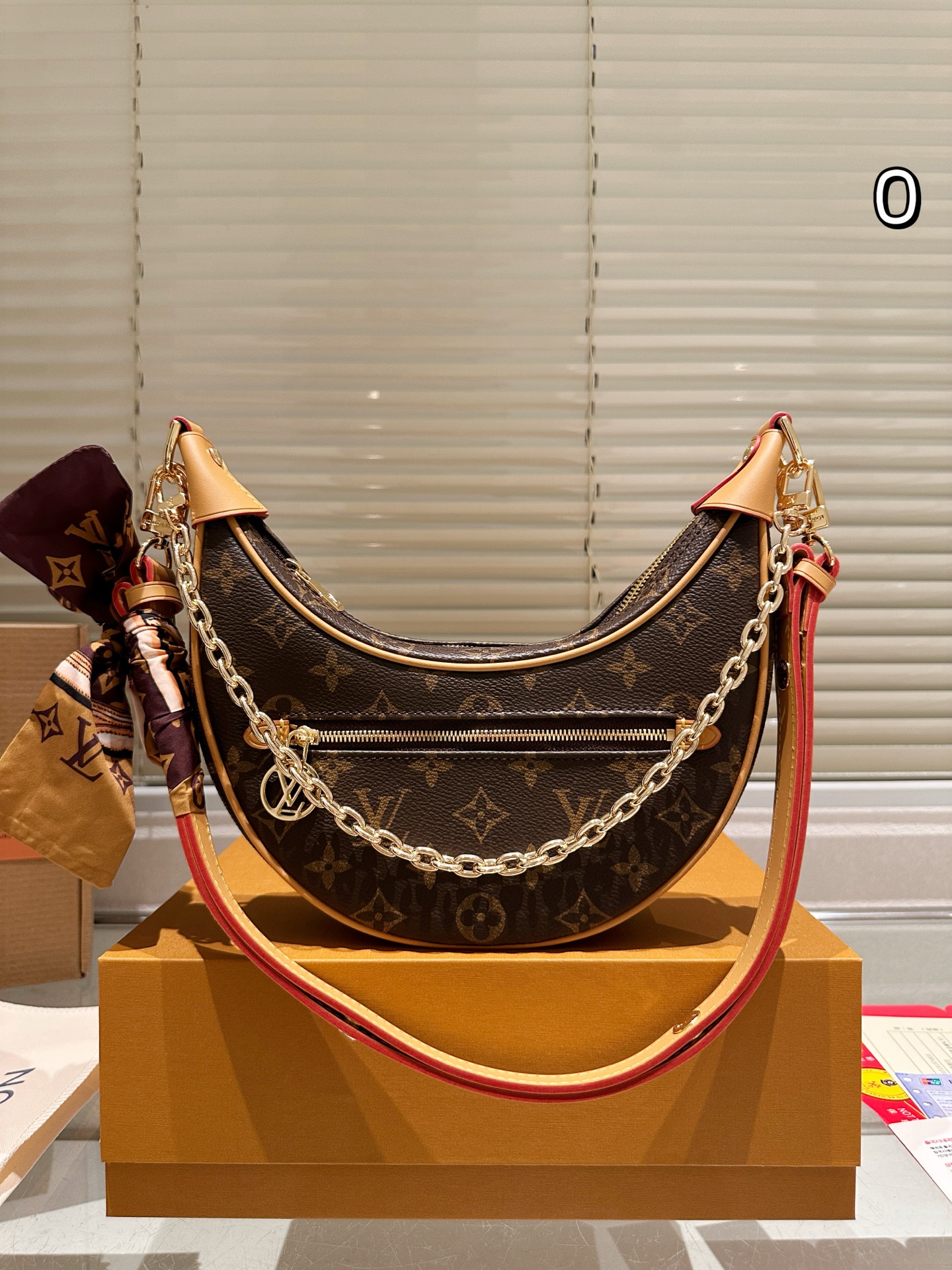 Louis Vuitton Loop Monogram Canvas with Chain and Adjustable Shoulder Strap 5 i1751095079515 9873 0 3
