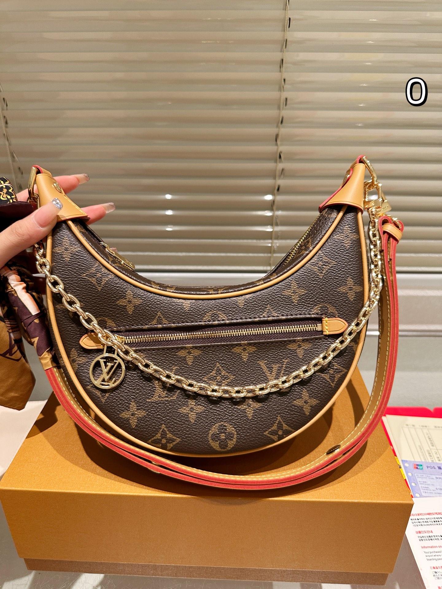 Louis Vuitton Loop Monogram Canvas with Chain and Adjustable Shoulder Strap 4 i1751095079530 3017 0 2