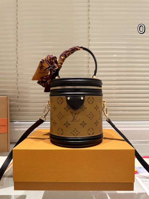 Louis Vuitton Cannes Monogram Empreinte Round Cylinder Crossbody Bag 1 Louis Vuitton Cannes Monogram Empreinte Round Cylinder Crossbody Bag