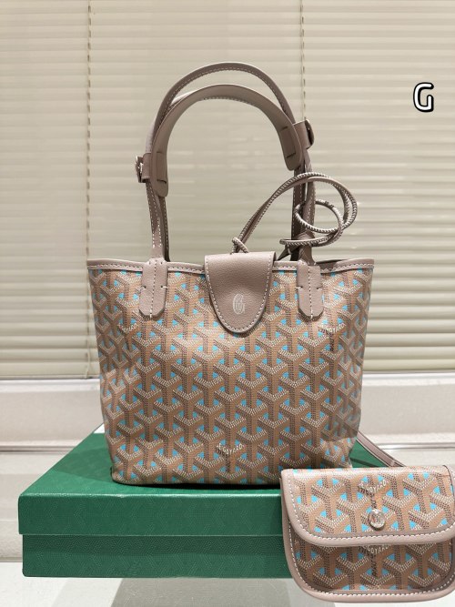 Goyard Shopping Bag Tote, Custom Order with Standing Wrist Strap - 21x20cm 1 Goyard Shopping Bag Tote, Custom Order with Standing Wrist Strap - 21x20cm