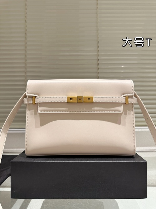 Yves Saint Laurent Manhattan Box Bag in Box Leather with Gift Box Included 1 Yves Saint Laurent Manhattan Box Bag in Box Leather with Gift Box Included
