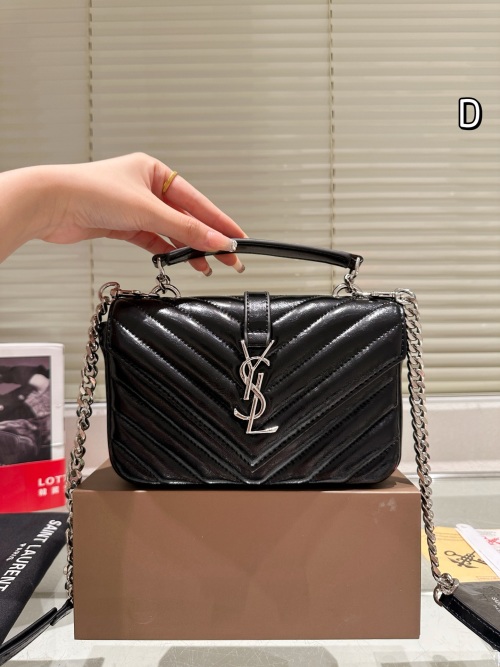Yves Saint Laurent Black Leather Chain Wallet On Chain Crossbody Bag 1 Yves Saint Laurent Black Leather Chain Wallet On Chain Crossbody Bag