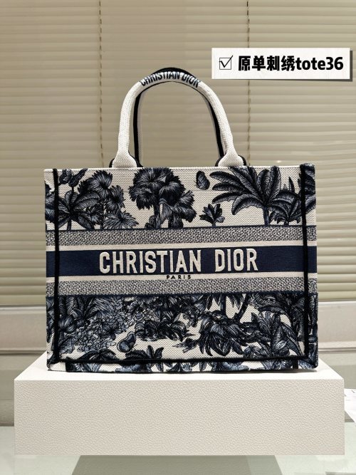 Dior Book Tote Bag - Embroidered CDBooktote, 35*28 cm, Includes Box and Interior 1 Dior Book Tote Bag - Embroidered CDBooktote, 35*28 cm, Includes Box and Interior