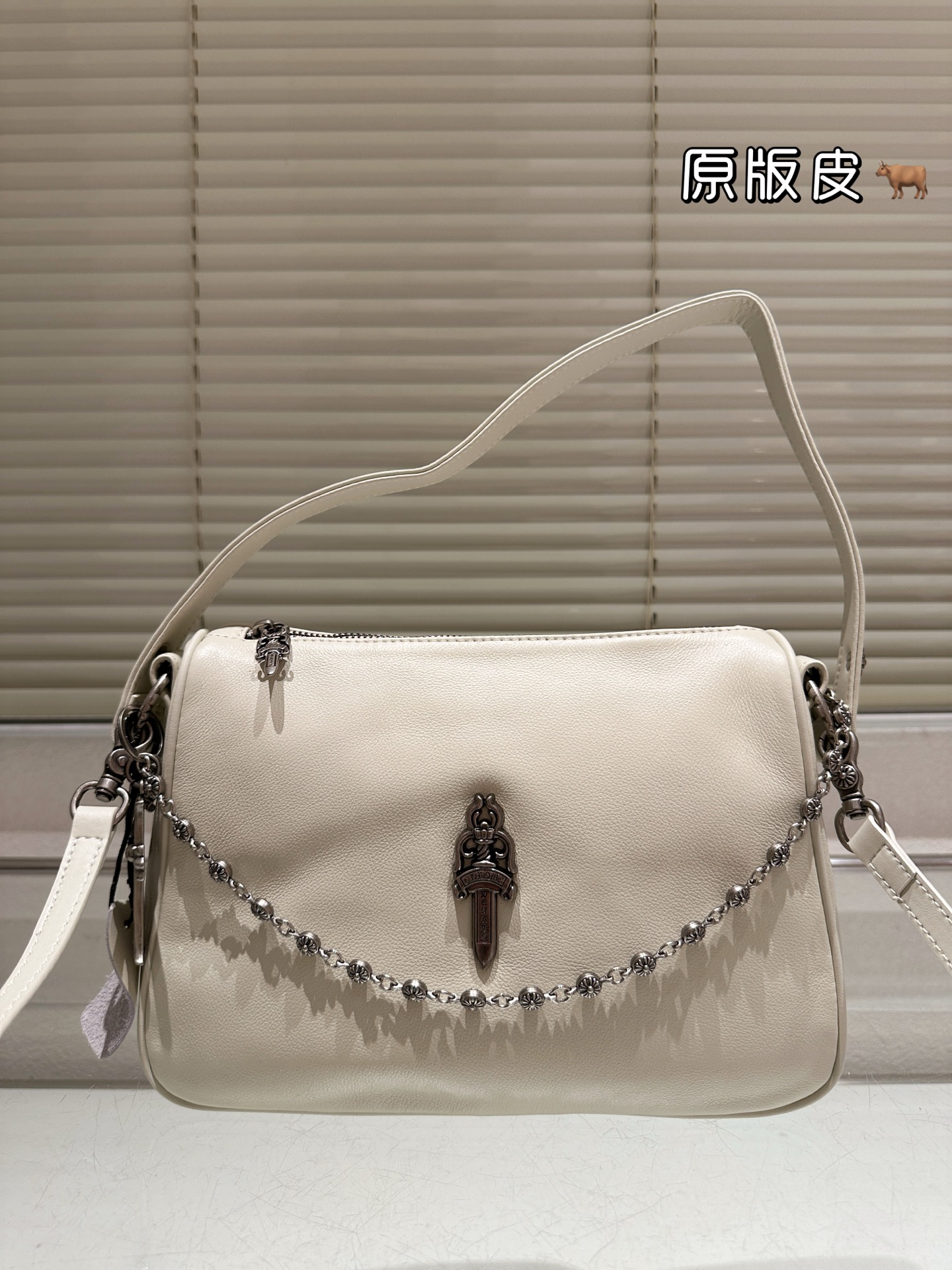 Chrome Hearts Top-Class Leather Handbag with Super Elastic Hardware and Top-Level Workmanship - 图片 4