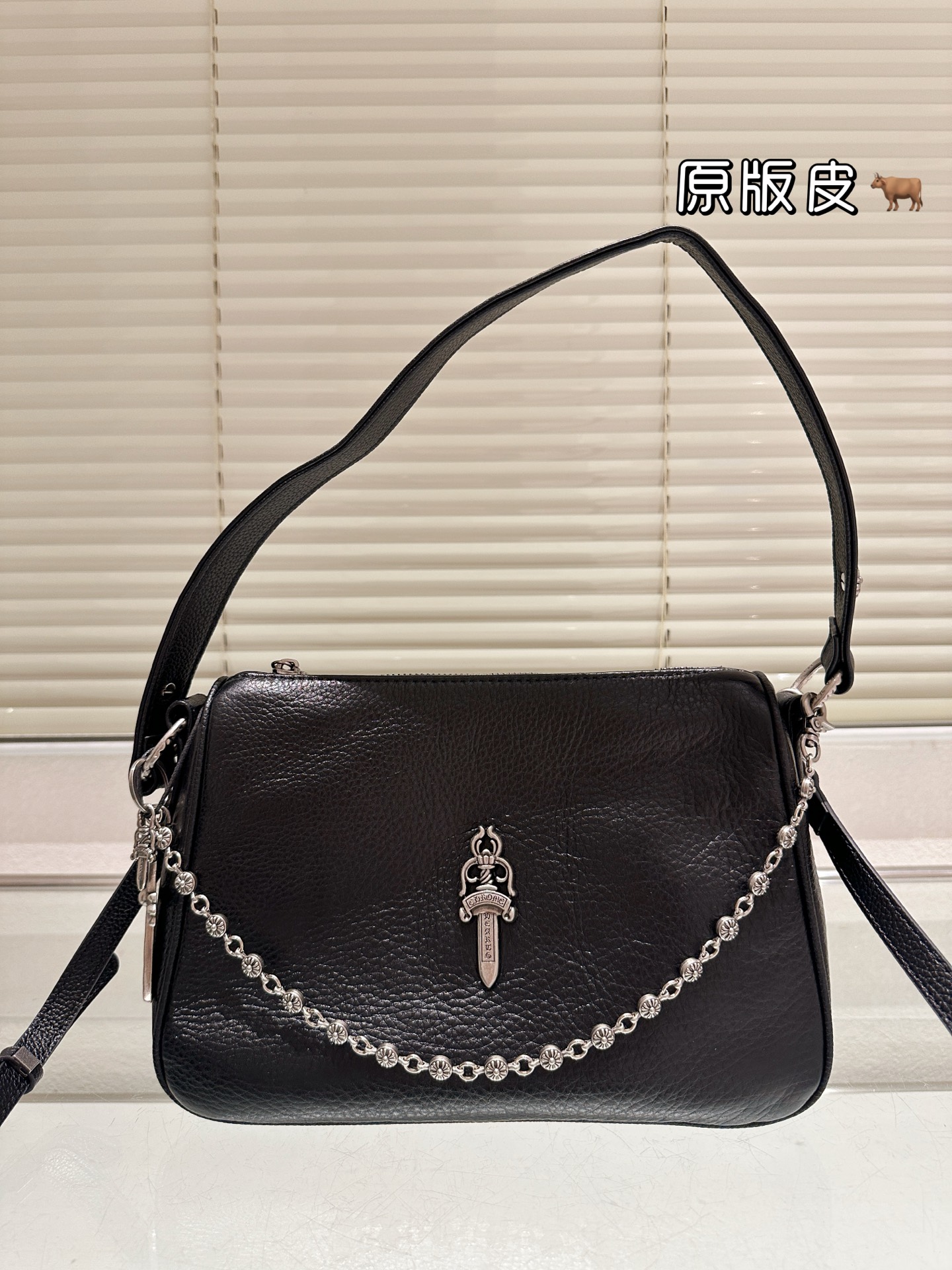 “Chrome Hearts Top-Class Leather Handbag with Premium Hardware and Detailing” - 图片 1