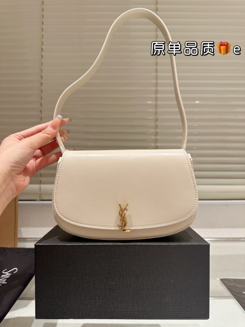 Yves Saint Laurent Women's Voltaire Mini Leather Shoulder Bag - Ivory 1 Yves Saint Laurent Women's Voltaire Mini Leather Shoulder Bag - Ivory