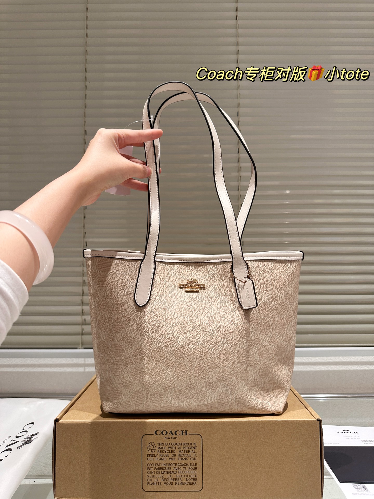 Con caja ⚠️ Tamaño 22.20. Coach City23 Tote Bag. Hay que decir que esta combinación está perfecta, sirve tanto para ir …