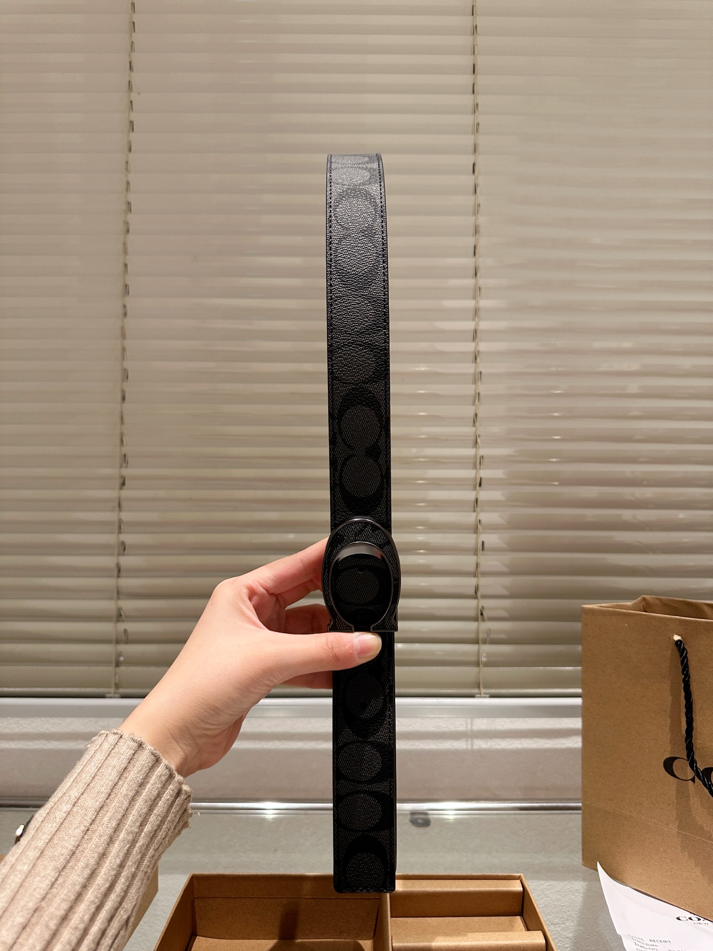 双头‼️P95
高版本！腰带[嘿哈]coach牛皮🐂皮