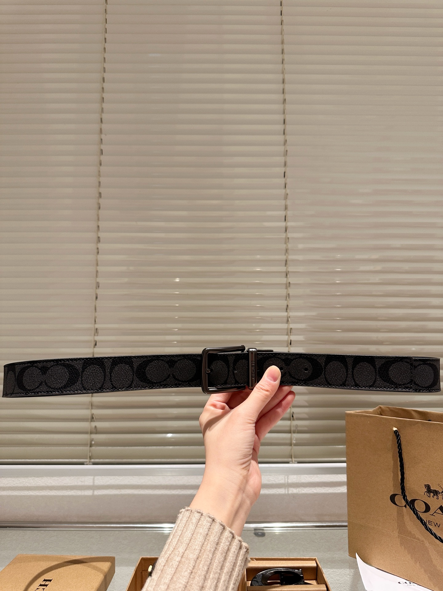 双头‼️P95
高版本！腰带[嘿哈]coach牛皮🐂皮