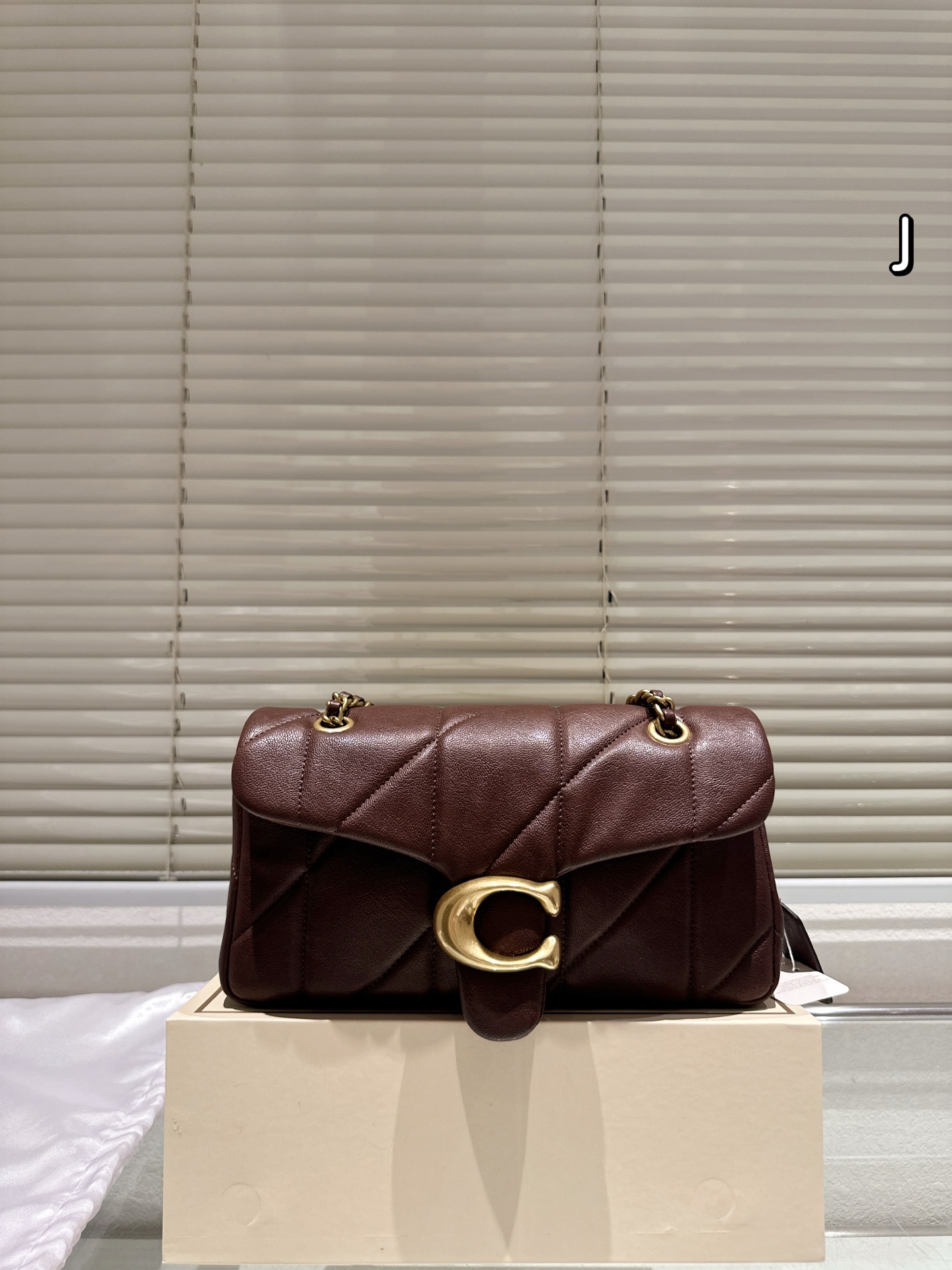 COACH All Black cadena. Nueva serie Otabby. El techo de los bolsos. Estilo oscuro con herrajes y cadena metálica totalm…