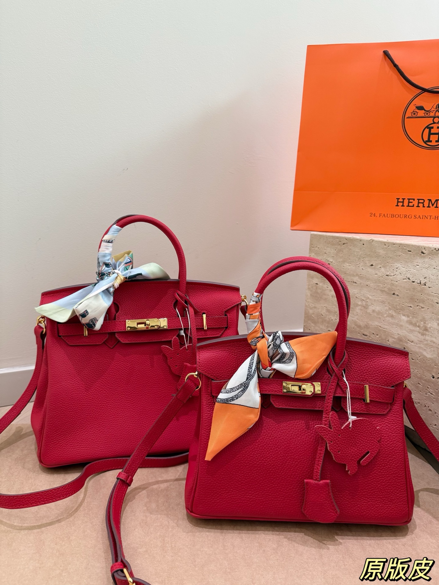 Hermes Birkin Red 30cm shoulder everyday