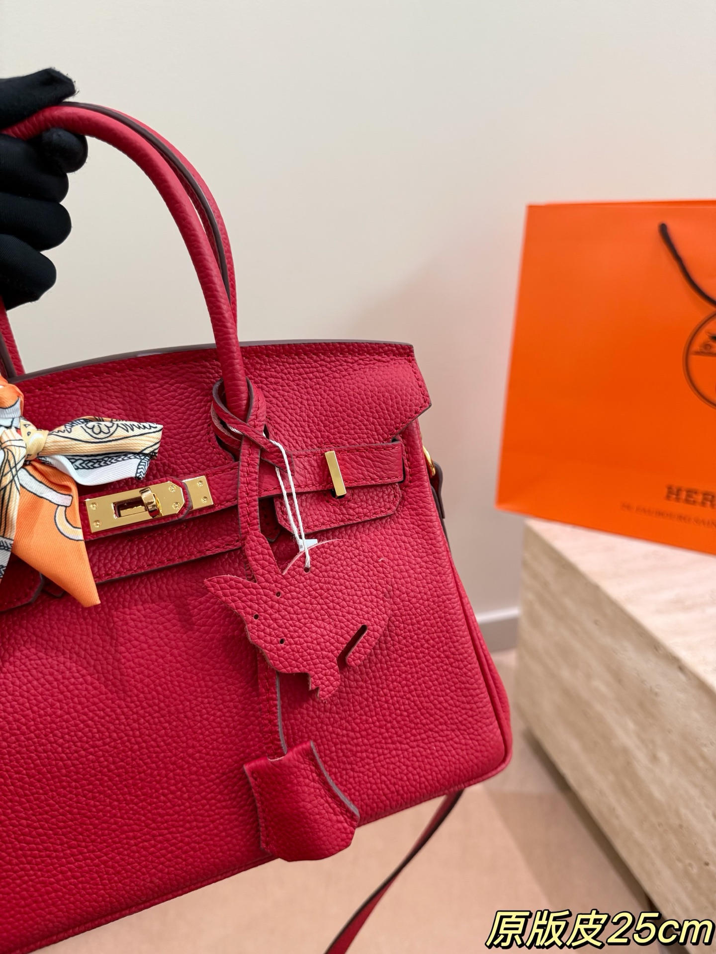 Hermes Birkin Red 30cm shoulder everyday