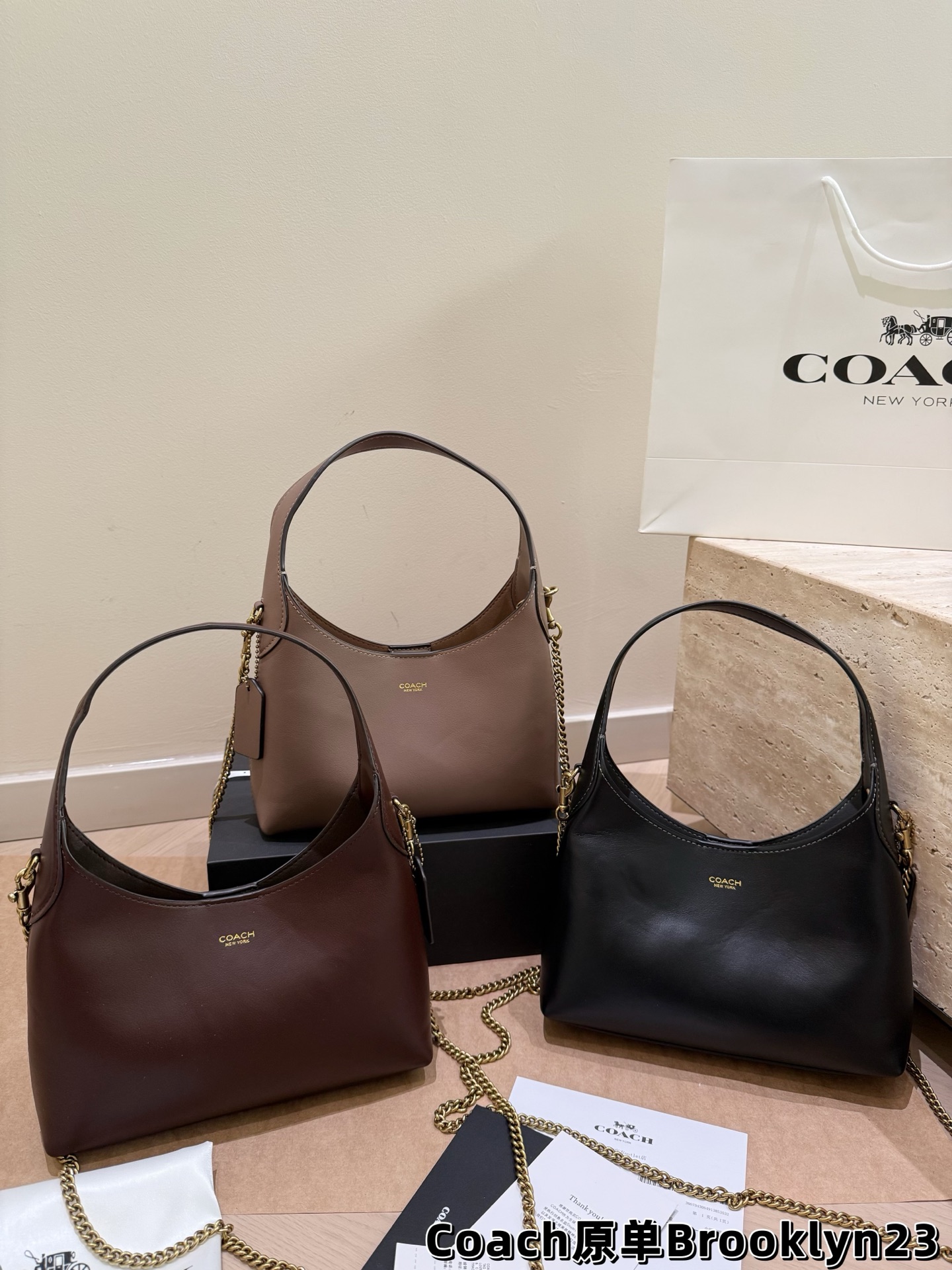 ¡Coach ha lanzado nuevos productos otra vez! Recomendación de bolsos a buen precio hoy. Nuevo producto de Coach Brookly…