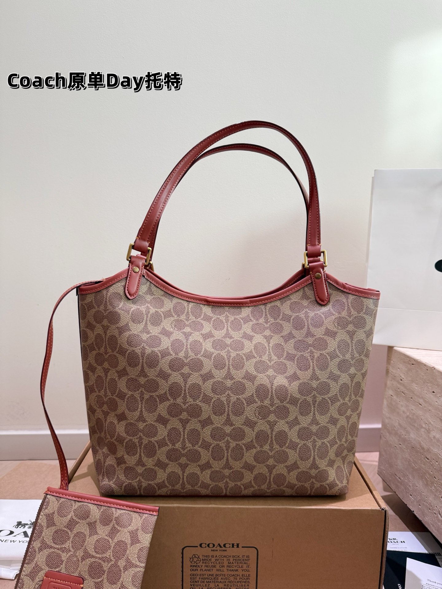 Con caja de avión ✈️ Coach original de fábrica, bolso tote de día de boutique, estilo vintage, nunca pasa de moda, raro…