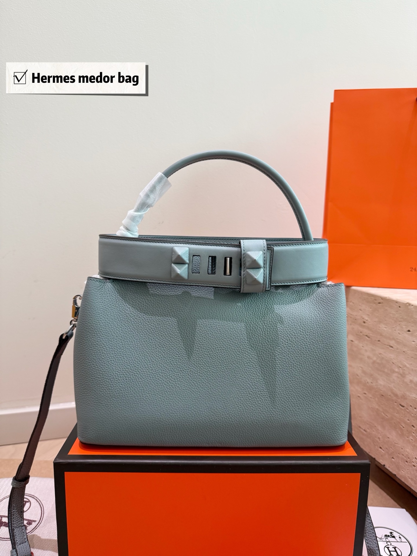 Hermes Medor Blue shoulder everyday