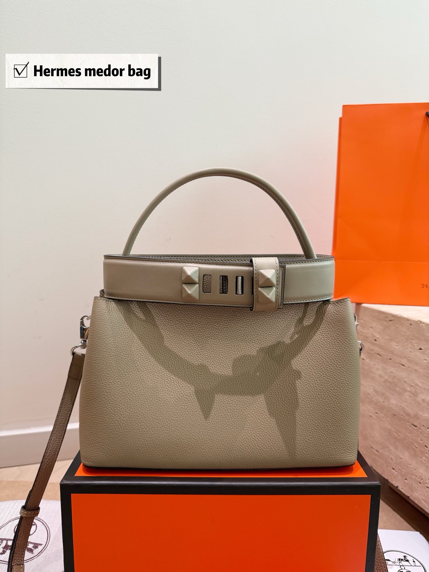 Hermes Medor Blue shoulder everyday