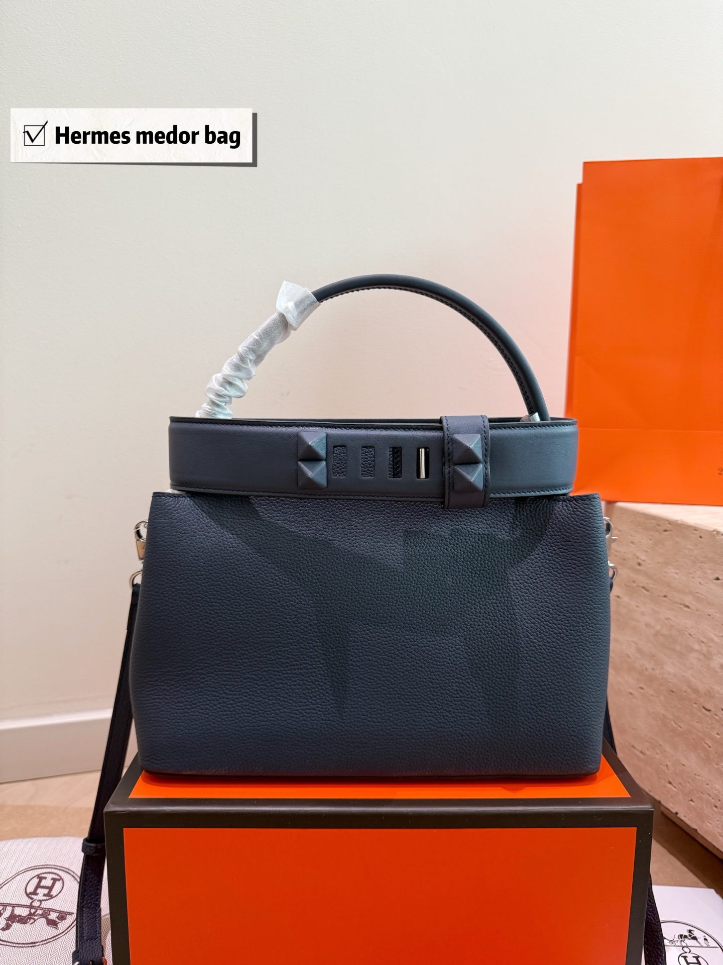 Hermes Medor Blue shoulder everyday