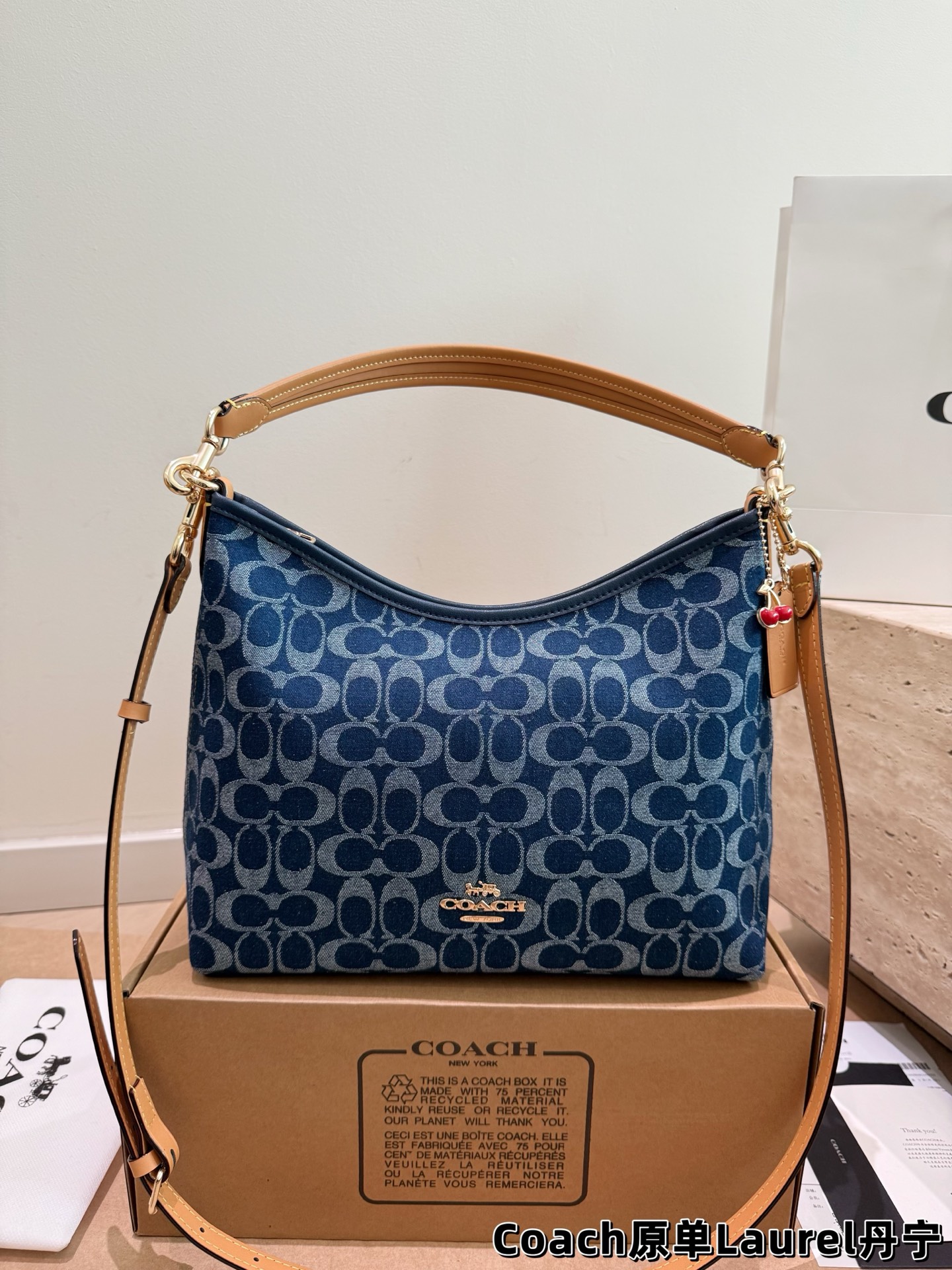 Shambule, correa original con bultos, Coach Laurel 31 bolso vagabundo​​ Con caja de regalo 🎁 👜 Coach Laurel…