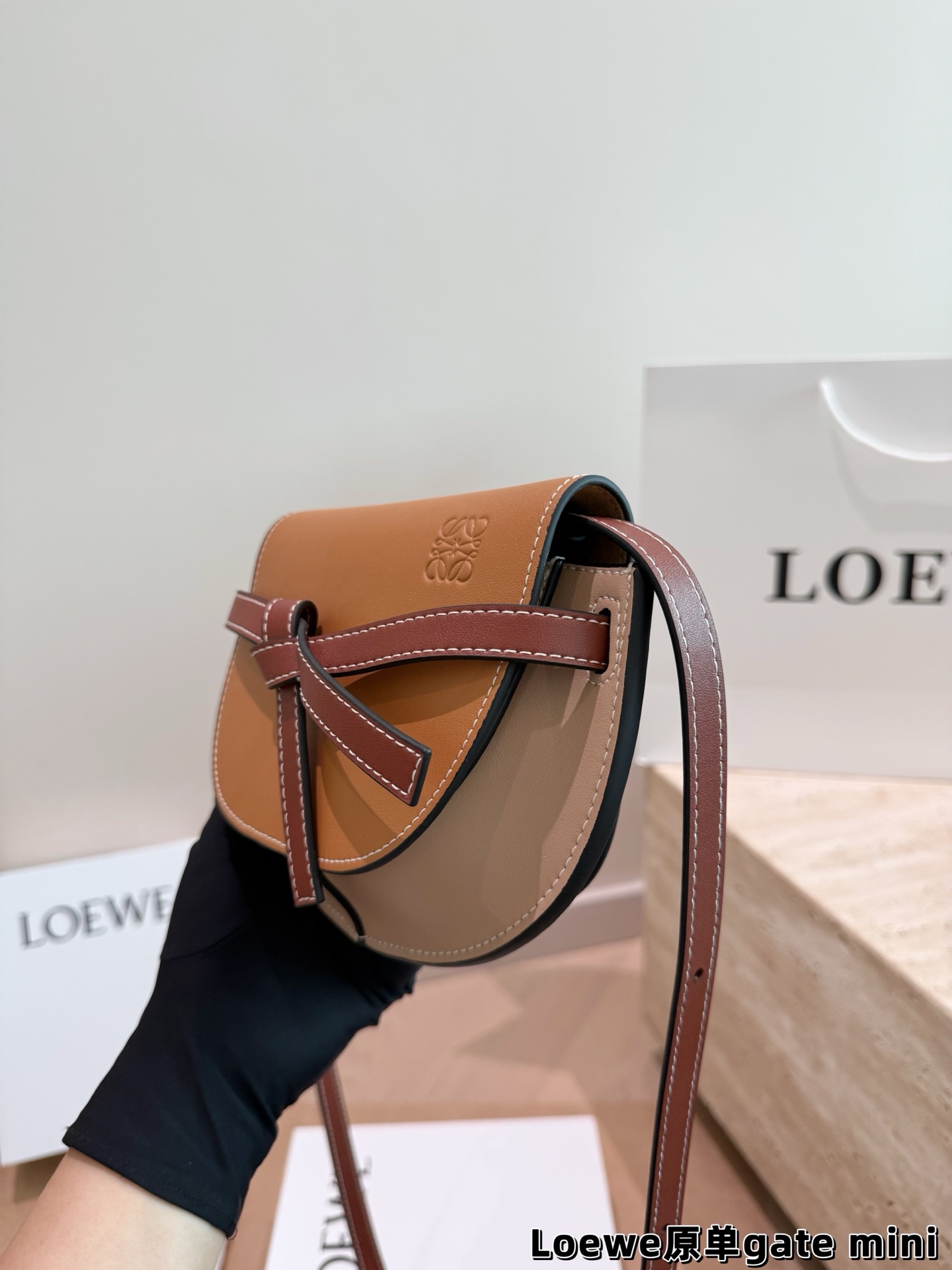 Размер сумки LOEWE 21*14см — photo 5