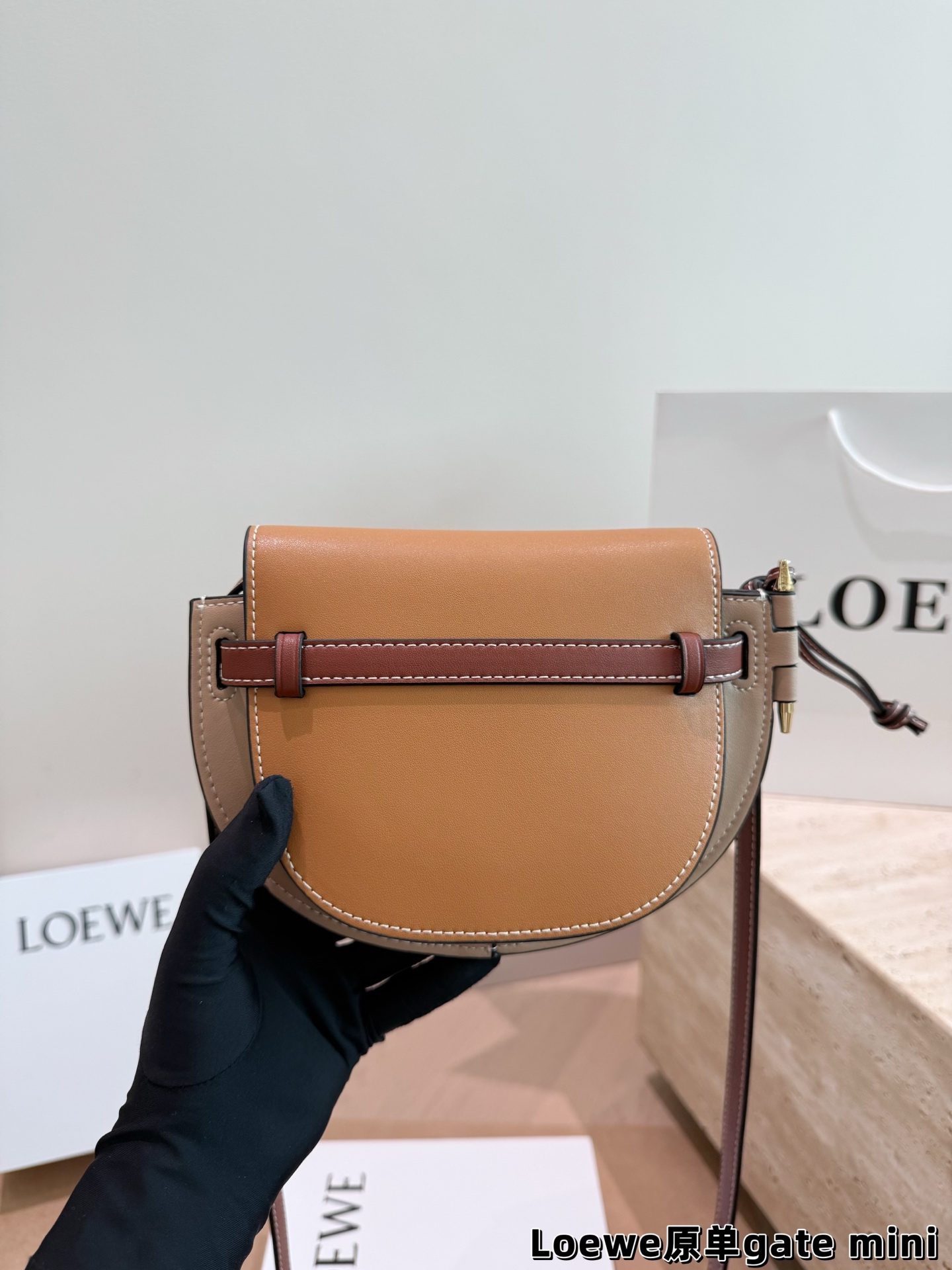 Размер сумки LOEWE 21*14см — photo 7