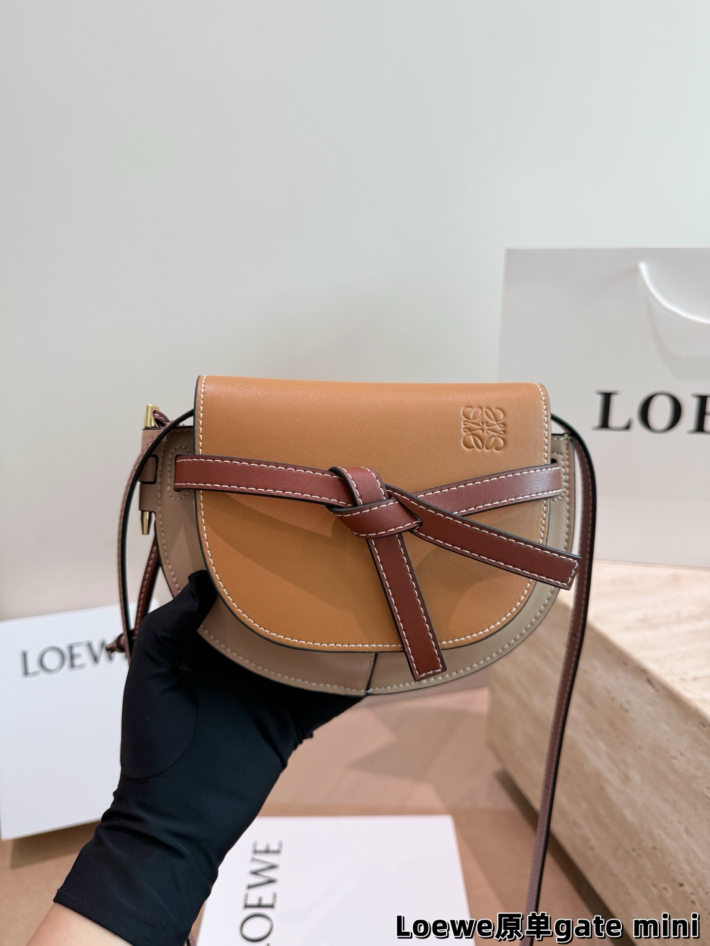 Размер сумки LOEWE 21*14см — photo 4