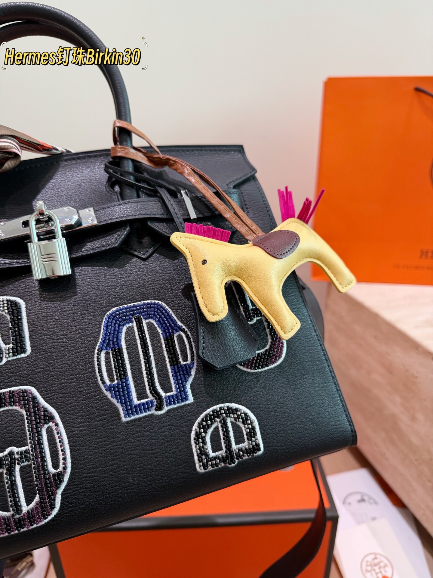 Hermes Birkin 30 Black 30cm shoulder