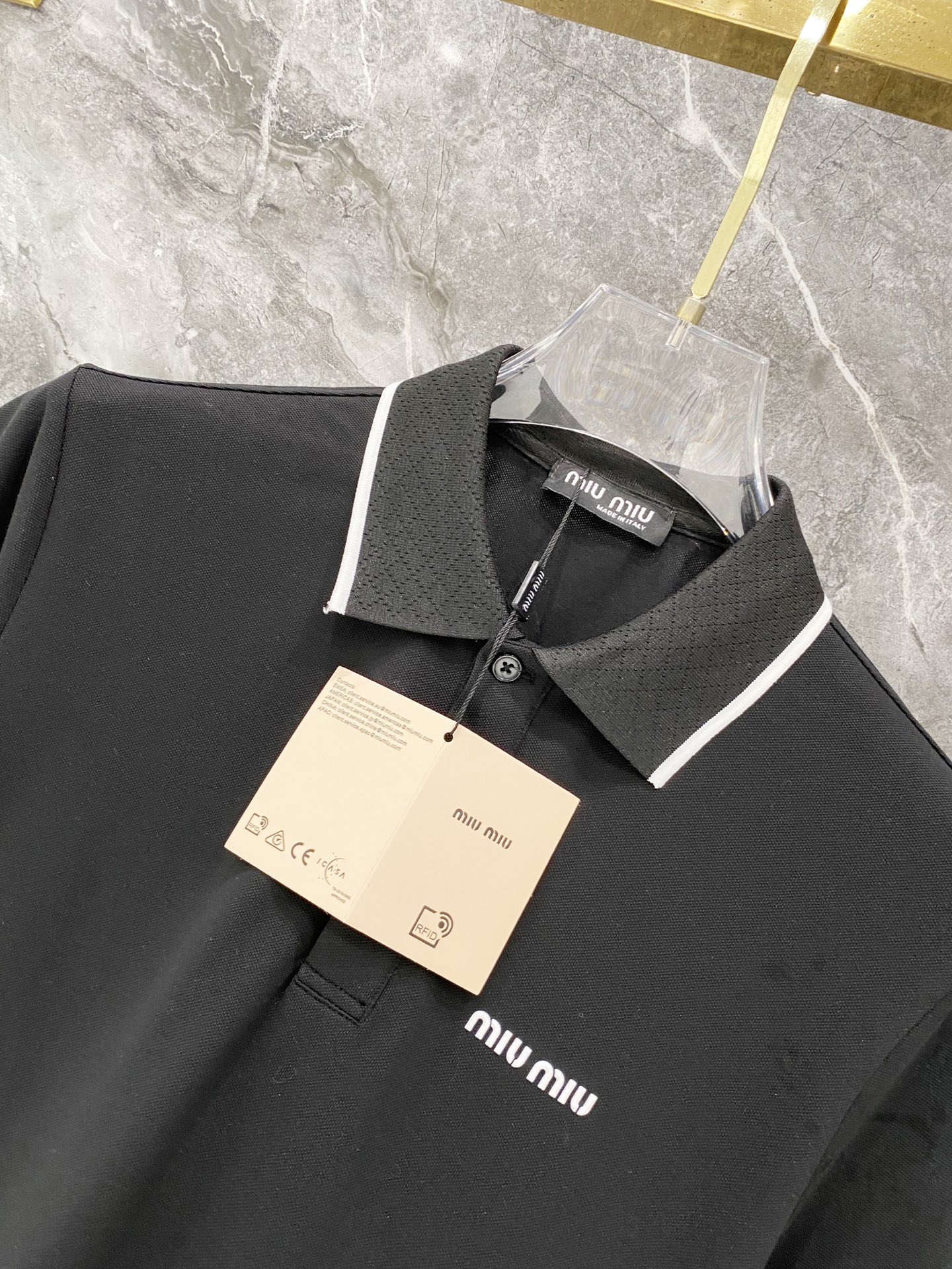 MIUMIU men Miu 2026 Polo logo — photo 4