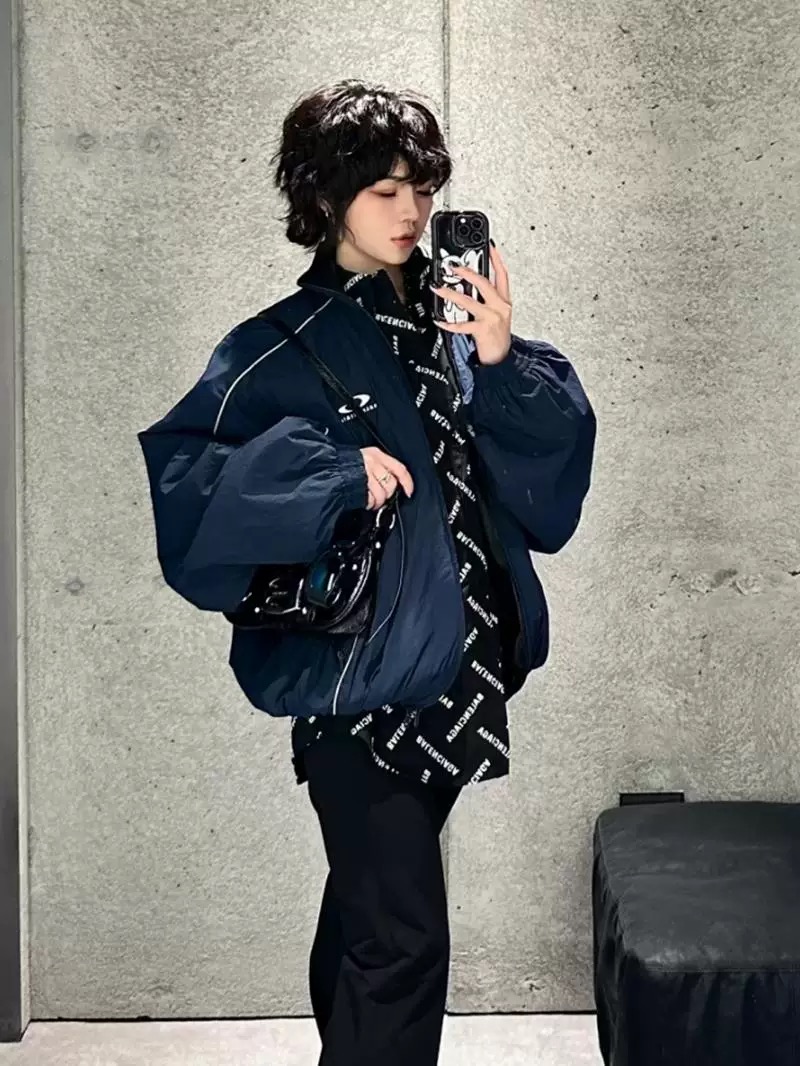 Balenciaga Nylon Windbreaker Jacket - Relaxed Fit, Embroidered Logo 4 i1737214001672 3242 0 2