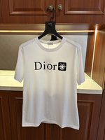 Dior AAAAA+
 Clothing T-Shirt Spring/Summer Collection Fashion Short Sleeve