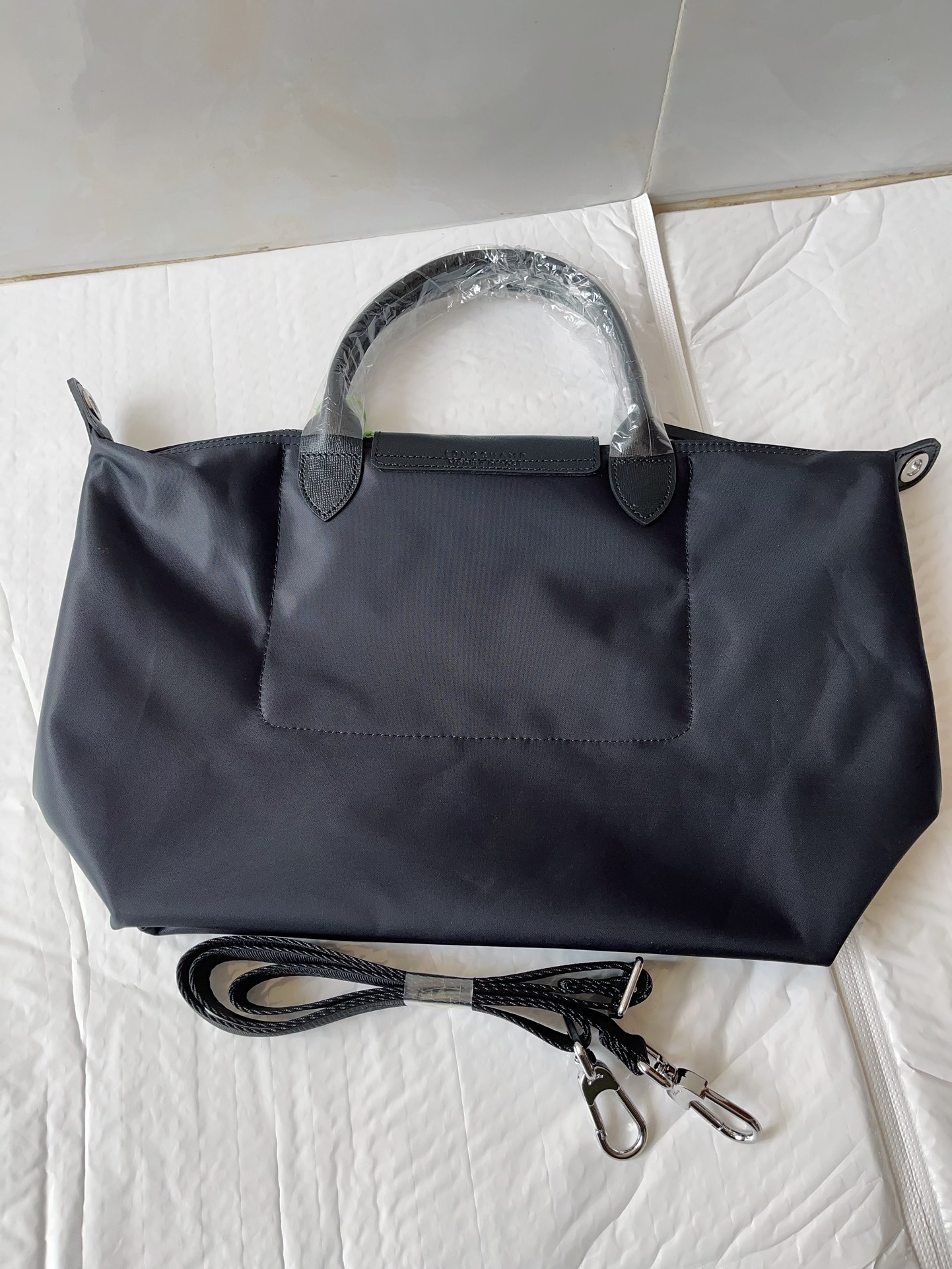 Longchamp ～珑骧尼龙料加厚款 中号1515黑色
