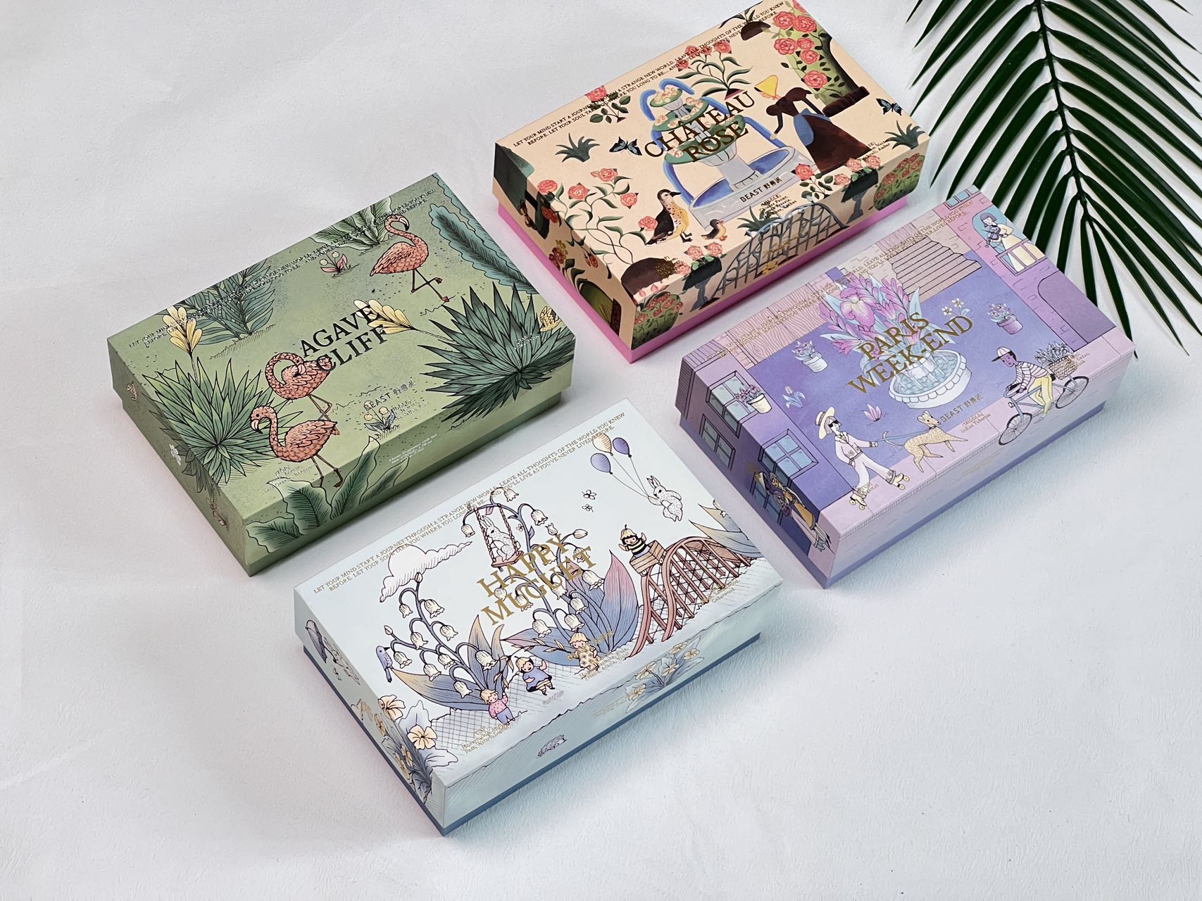 THE BEAST Jungle Collection Scented Candle Gift Set - Comprehensive 4