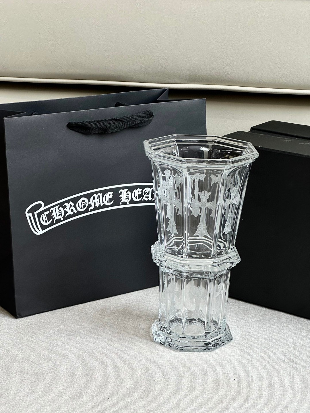 克罗心 Chromehearts&Baccarat联名花瓶 7