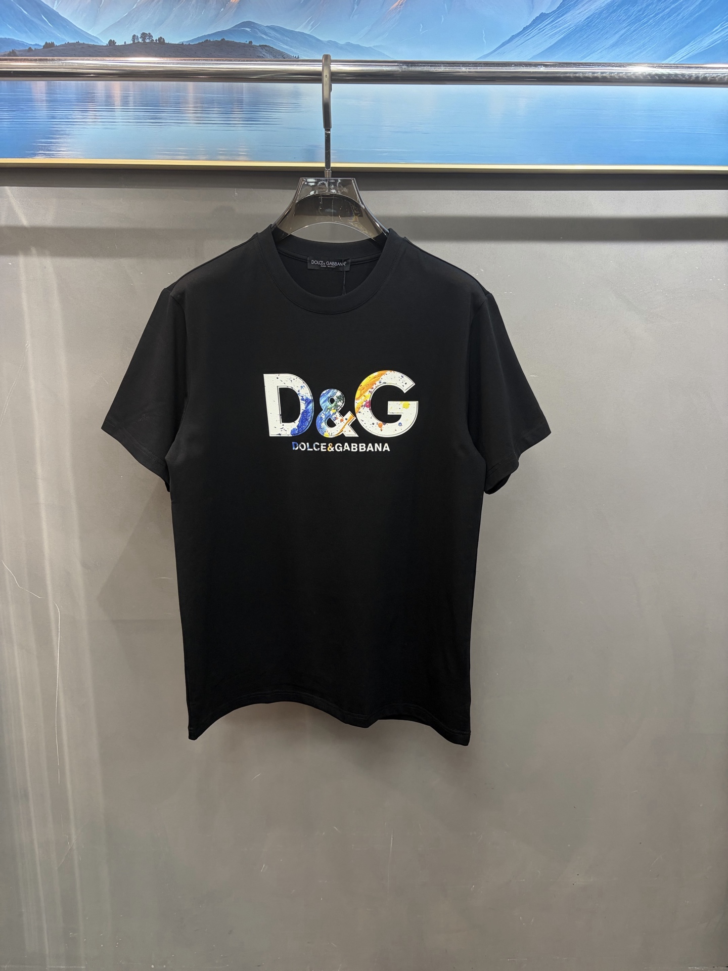 Футболка D&G с графическим принтом