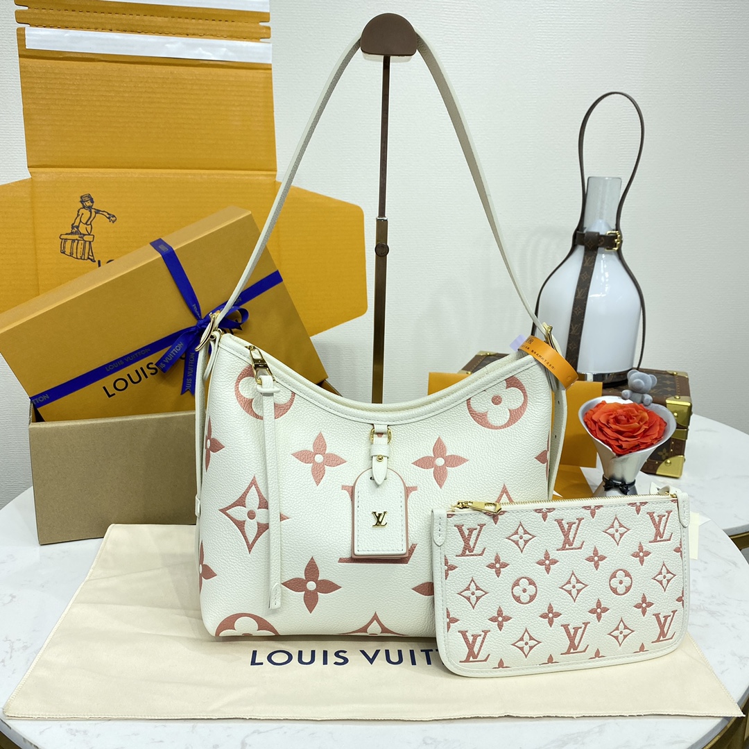 Louis Vuitton Sacos Bolsas Preto Cor de chocolate Verde Cinzento Branco Empreinte​ M46288