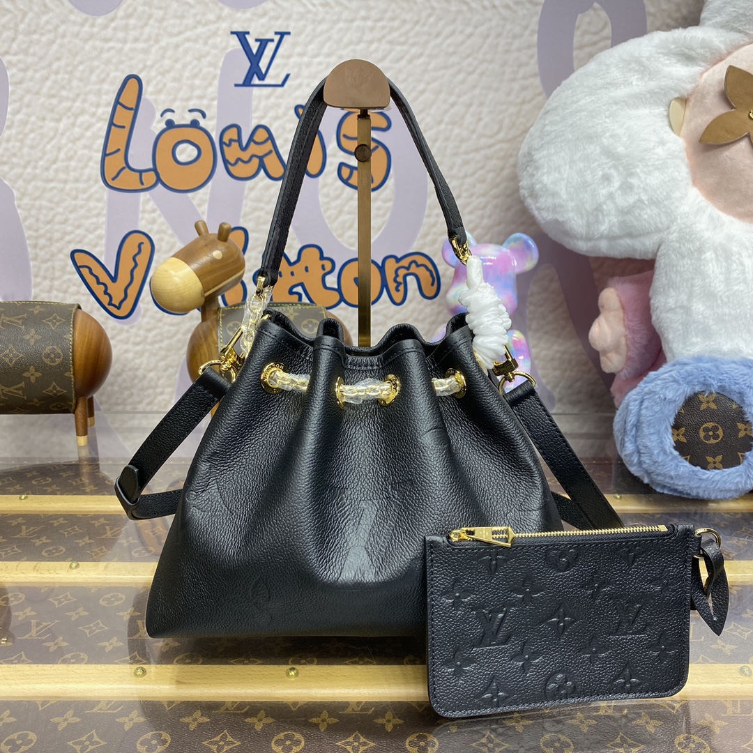 Louis Vuitton Sacs À Main Noir Gris Blanc Empreinte​ Fashion M25452