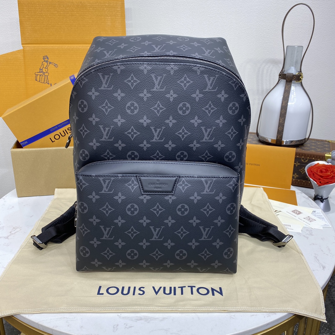 Louis Vuitton Sacos Mochila Preto Monogram Eclipse Canvas M43186