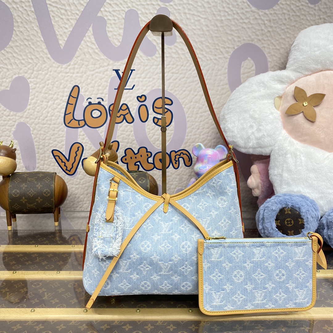 Fake
 Bags Handbags Top Quality Website
 Blue Light Cotton Denim M11462