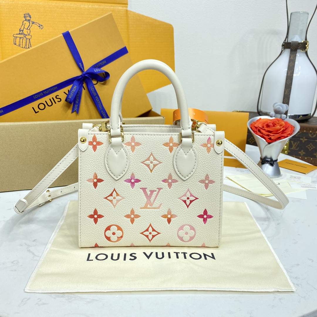 Comprar réplica de melhor qualidade
 Louis Vuitton LV Onthego Aaaa
 Sacos Bolsas Preto Cinzento Rosa Empreinte​ M46993