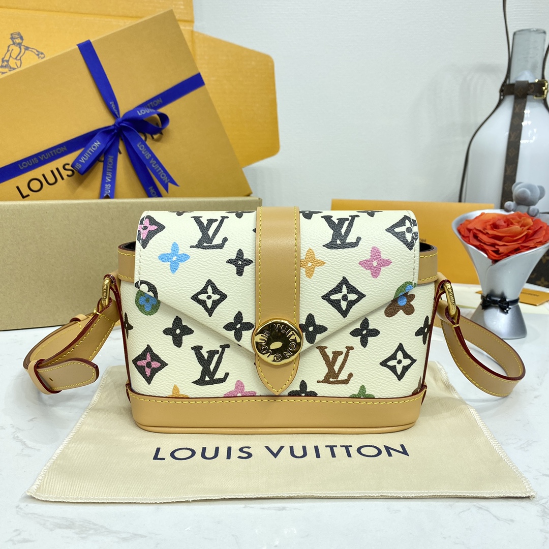 Yves Saint Laurent YSL Envelope Bolsas Sacos de Viagem Branco Monogram Canvas M83346