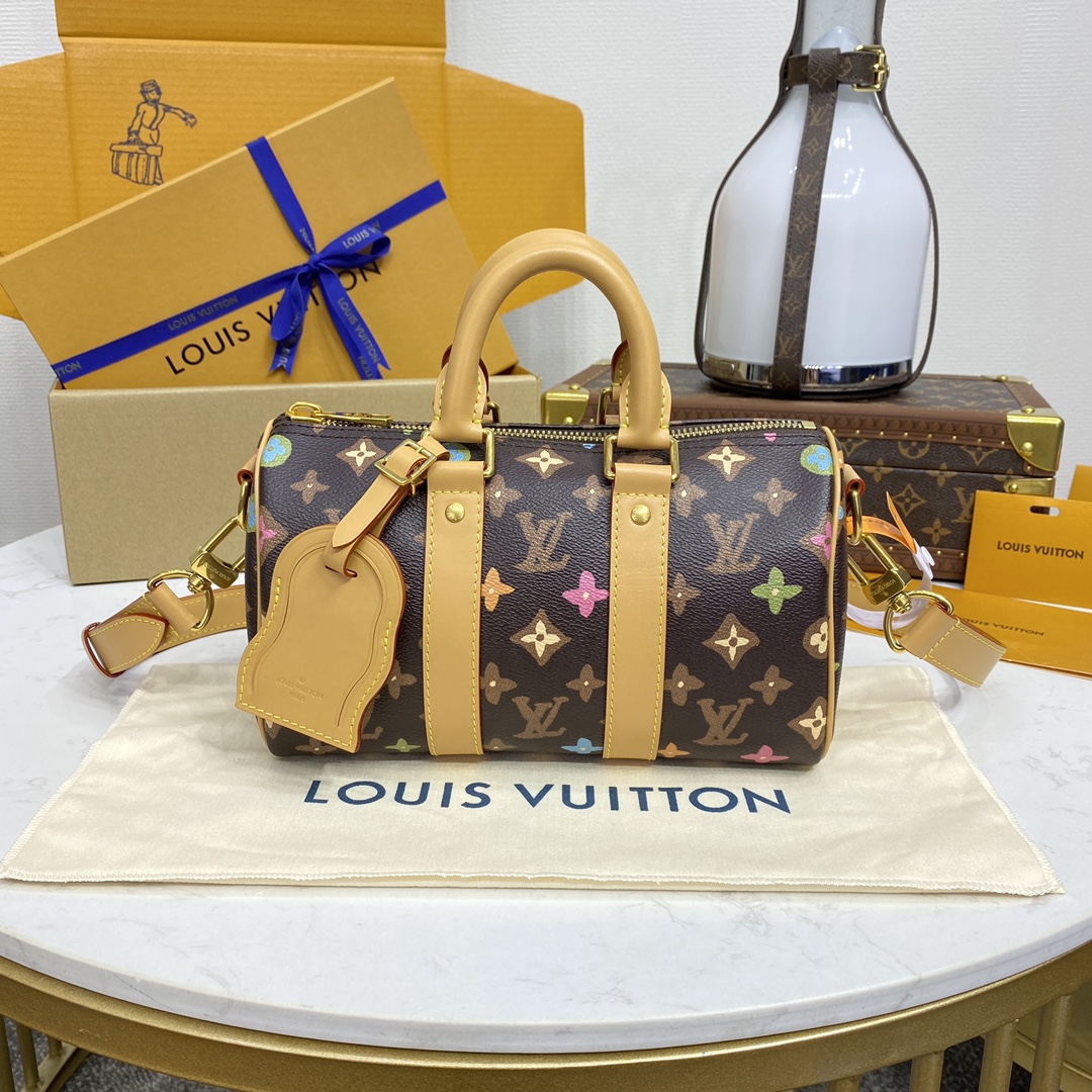 Louis Vuitton LV Keepall Sacos Bolsas Canvas M24849