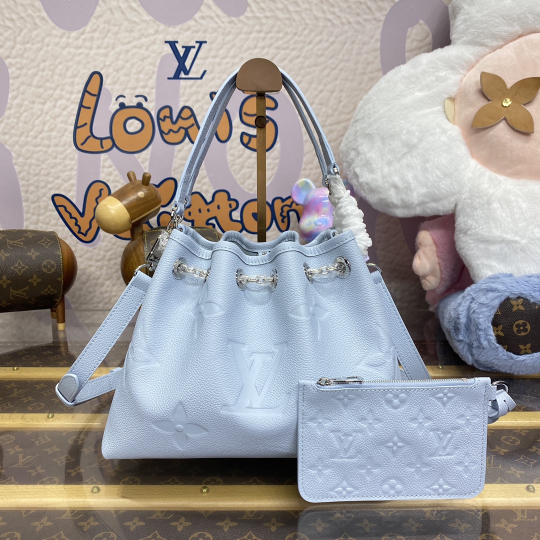 Luxe pas cher
 Louis Vuitton Sacs À Main Meilleure réplique en gros
 Noir Gris Blanc Empreinte​ Fashion M25452