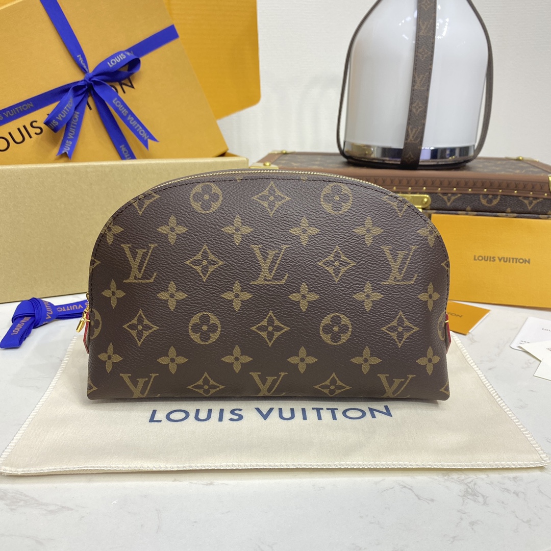 Louis Vuitton Sacos de Cosméticos Amarelo Monogram Canvas Tecido M47353