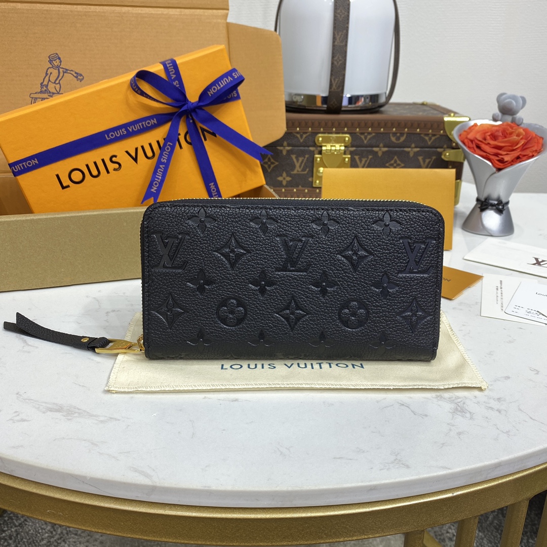 Louis Vuitton Carteira Preto Empreinte​ Couro de vaca M61864