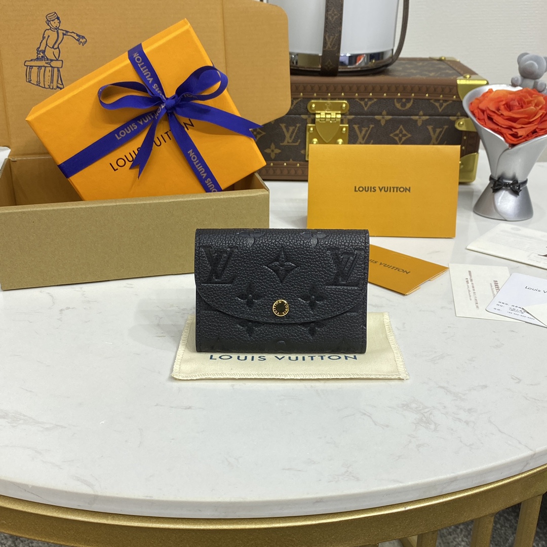 Louis Vuitton Carteira Coleção de 7 estrelas
 Preto Empreinte​ Couro vaca M81455