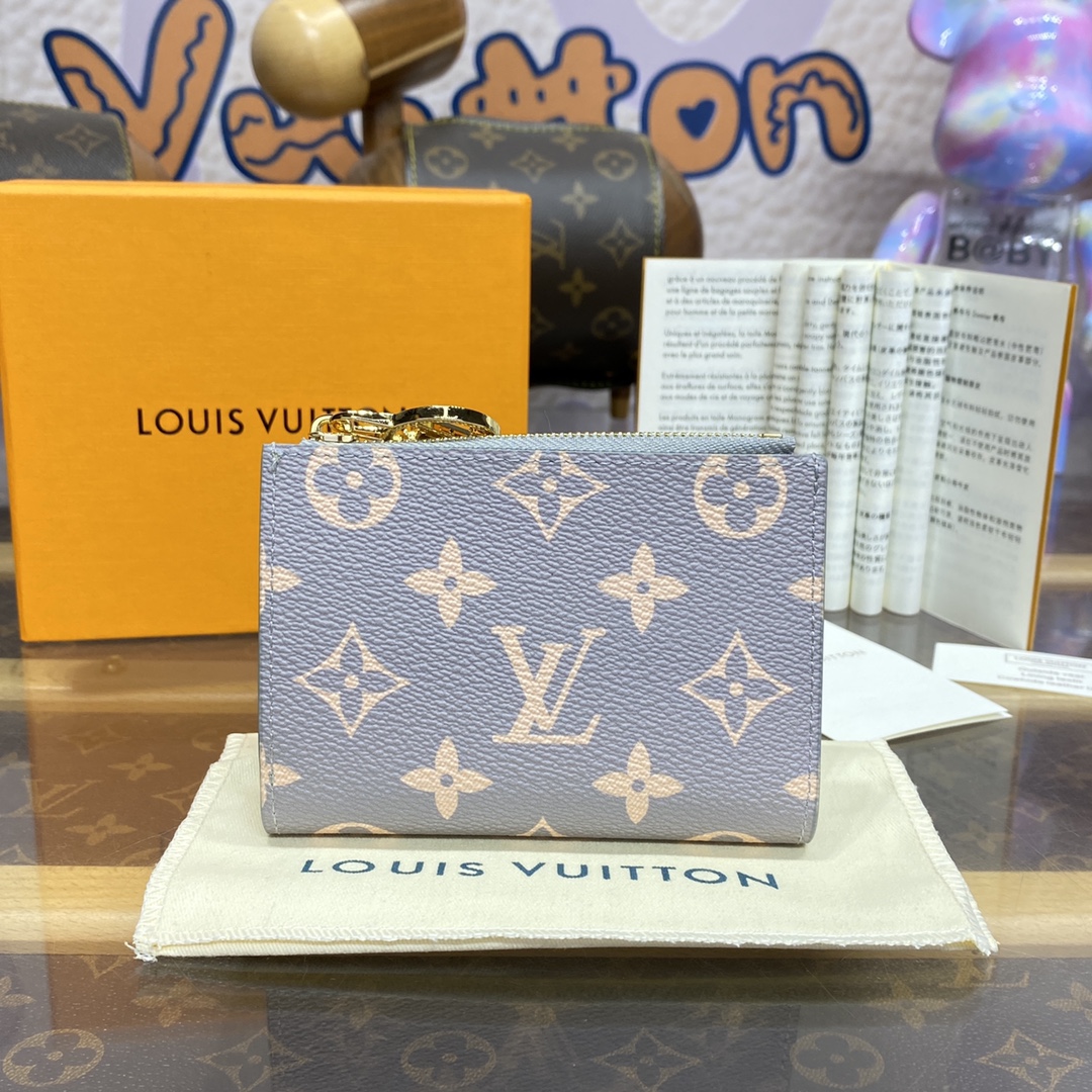 Qu’est-ce que la qualité AAA
 Louis Vuitton Portefeuilles Gris Monogram Canvas Toile M83603